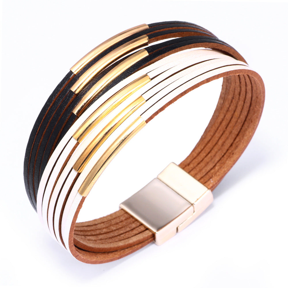 Venta al por mayor Pulsera de cuero PU